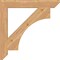 Ekena Millwork Westlake Slat Smooth Bracket, Western Red Cedar, 3 1/2"W x 28"D x 28"H BKT04X28X28WTL06SWR - alternate 3
